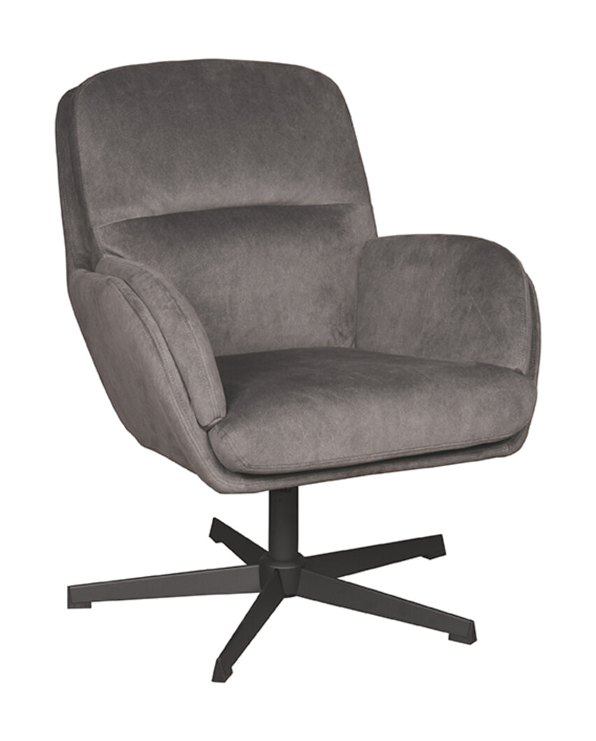 LABEL51 Draaifauteuil Moss - Antraciet | LABEL51