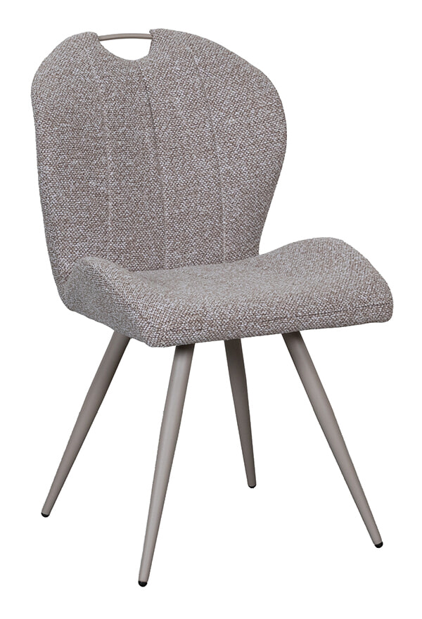 LABEL51 Eetkamerstoel Silly Bouclé - Mushroom/Taupe | LABEL51