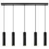 LABEL51 Hanglamp Ferroli 5-lamps - Zwart | LABEL51