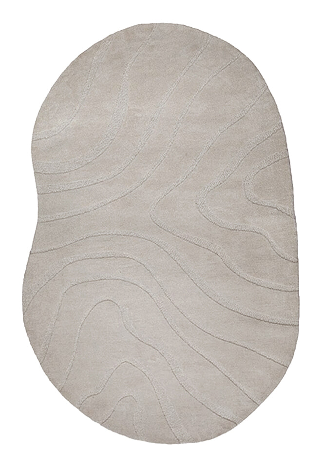 LABEL51 Organisch Vloerkleed Goa 200 x 300cm - Taupe | LABEL51