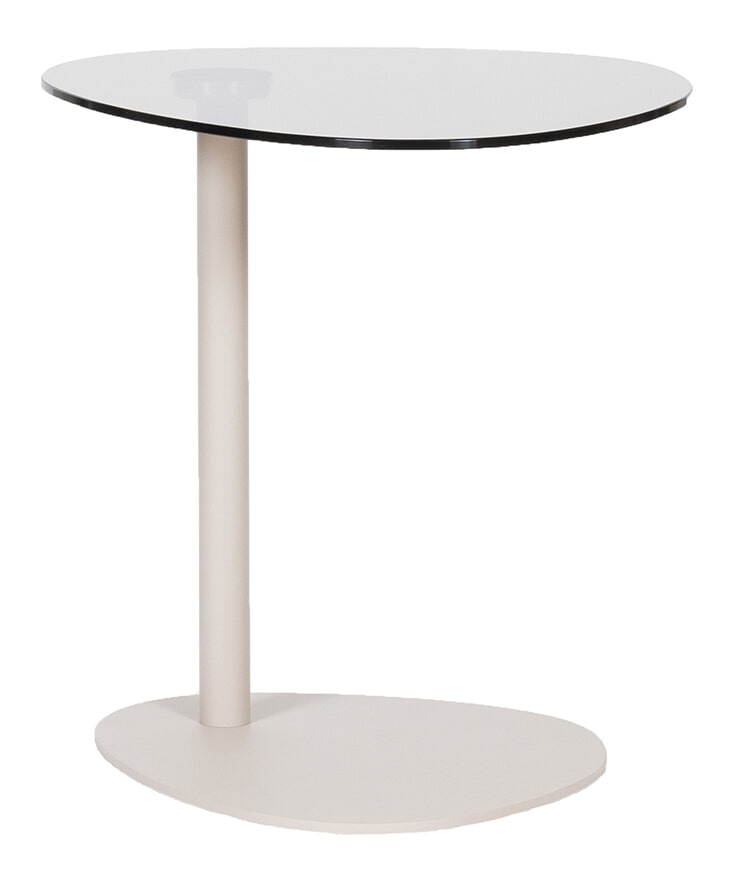 LABEL51 Organische Bijzettafel Lily Glas