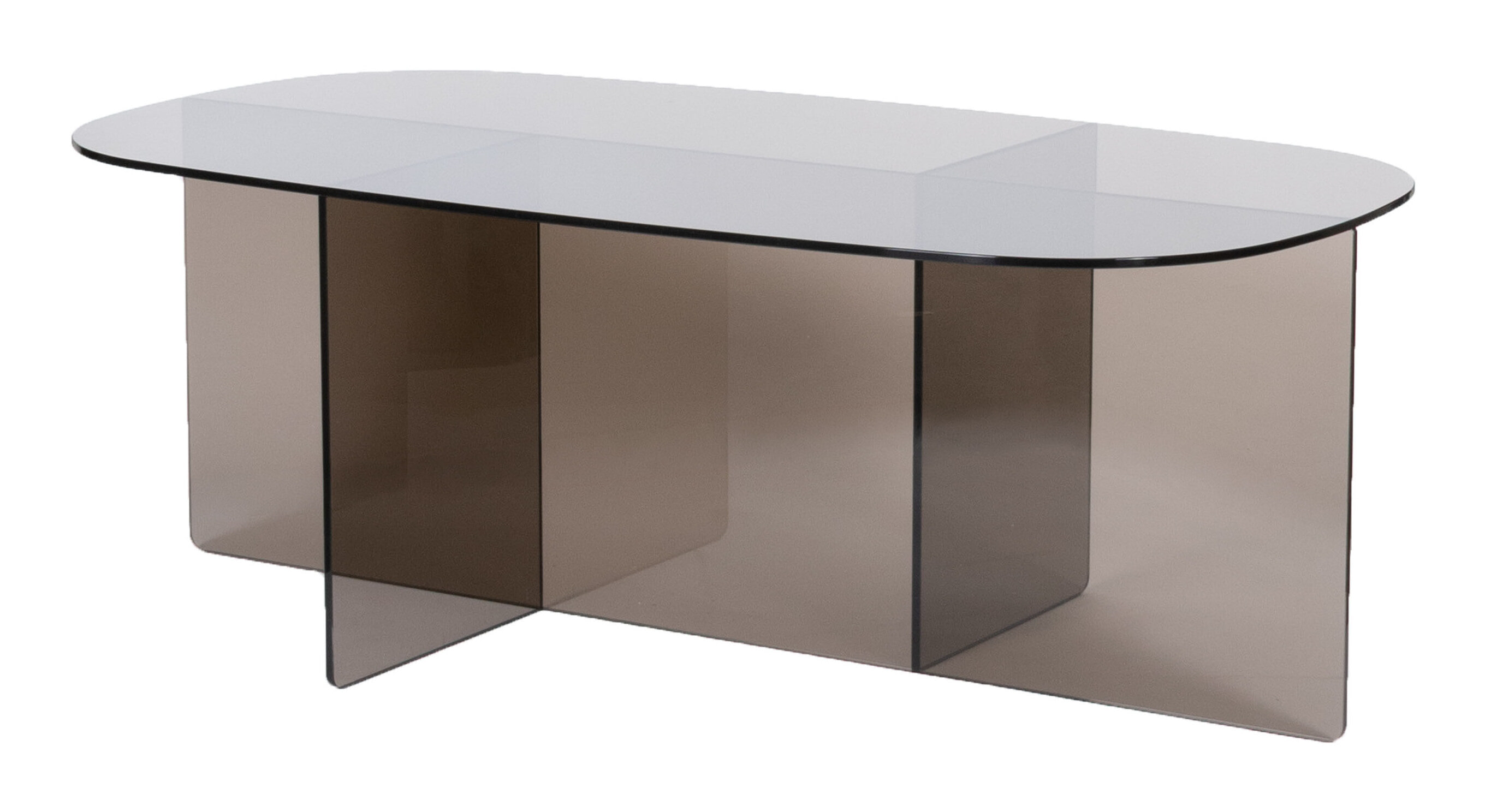 LABEL51 Ovale Bijzettafel Petal Glas