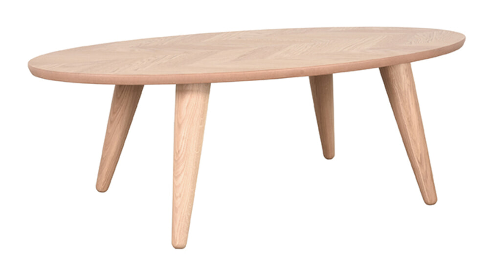 LABEL51 Ovale Salontafel Ines Naturel Eiken
