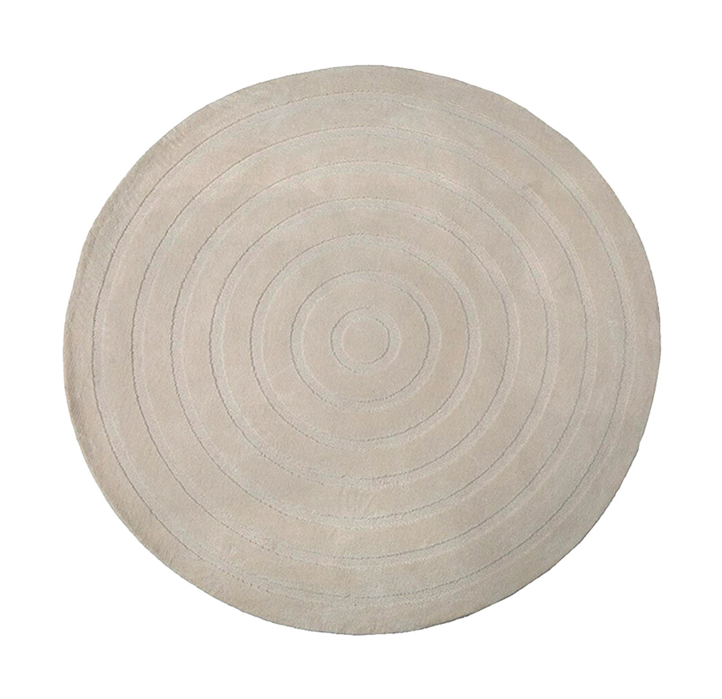 LABEL51 Rond Vloerkleed Agra Ø150cm - Taupe | LABEL51