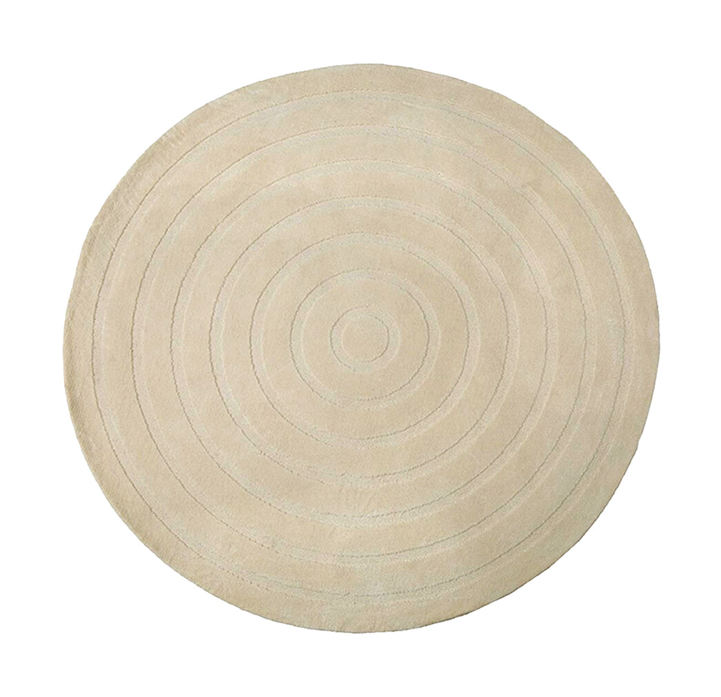 LABEL51 Rond Vloerkleed Agra Ø200cm - Zand | LABEL51