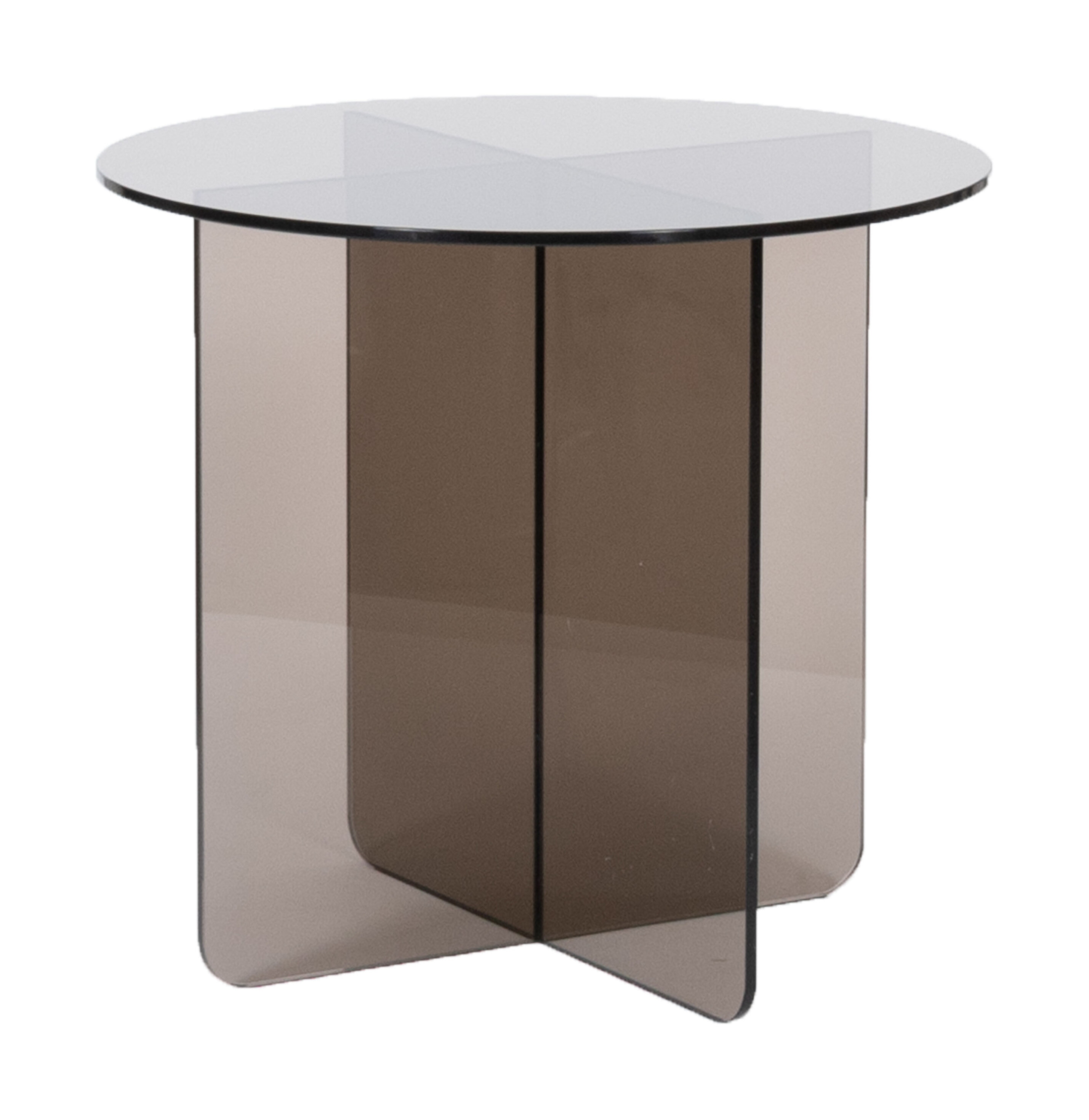 LABEL51 Ronde Salontafel Lotus Glas