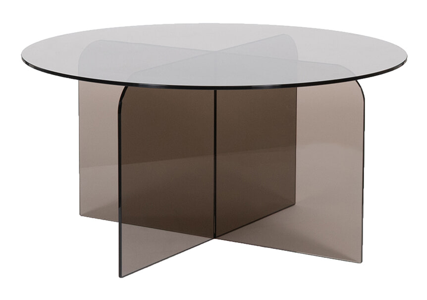LABEL51 Ronde Salontafel Tulip Glas