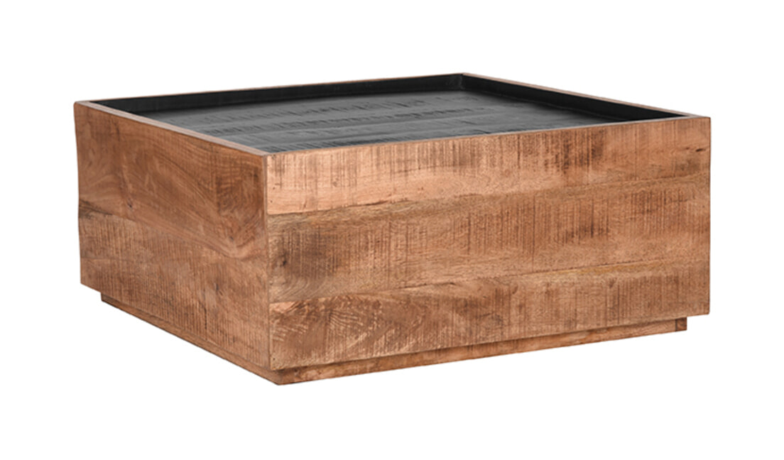 LABEL51 Salontafel Noble Mangohout - Rough - Vierkant | LABEL51