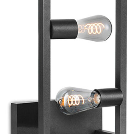 LABEL51 Wandlamp Quadrato 2-lamps - Zwart | LABEL51