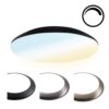 LED Bulkhead - Diameter 30cm - 18W 2100lm - CCT Lichtkleur instelbaar - IP65 waterdicht - Vandalismeproof - Dimbaar - Plafonniere - Voor binnen en buiten - RVS | HOFTRONIC