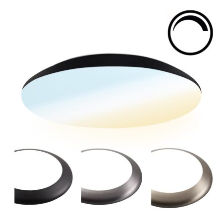 LED Bulkhead - Diameter 30cm - 18W 2100lm - CCT Lichtkleur instelbaar - IP65 waterdicht - Vandalismeproof - Dimbaar - Plafonniere - Voor binnen en buiten - RVS | HOFTRONIC