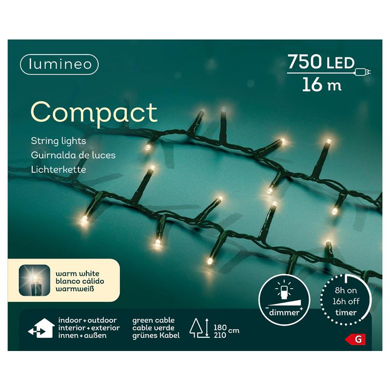 LED Compact Lights 16m 750LED | Lumineo