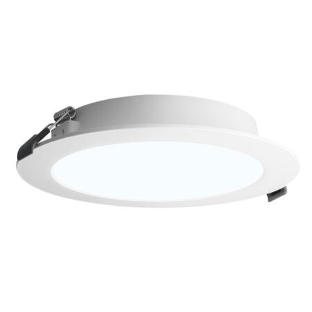 LED Downlight ECO - inbouwspot - mini LED paneel - 12 Watt 1160 lumen - Rond - 6500K daglicht wit - diameter 170mm - plat 27mm | HOFTRONIC
