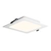 LED Downlight ECO - inbouwspot vierkant - mini LED paneel - 12 Watt 1160 lumen - 2700K warm wit - 170x170mm - plat 27mm | HOFTRONIC