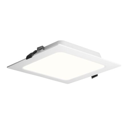 LED Downlight ECO - inbouwspot vierkant - mini LED paneel - 18 Watt 1820 lumen - 4000K neutraal wit - 220x220mm - plat 27mm | HOFTRONIC