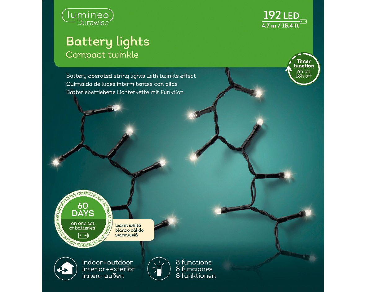 LED Durawise compact lights 192L warmw. | Lumineo