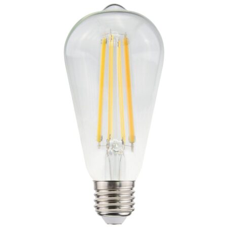 LED Filament lamp E27 - 11 Watt 1521 Lumen - ST64 Edison - 2700K Warmwit licht - Dimbaar - Helder glas | HOFTRONIC