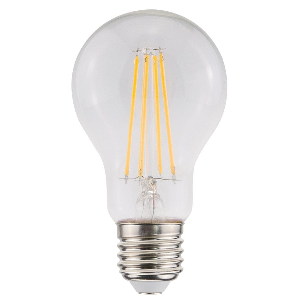 LED Filament lamp E27 - 9 Watt 1055 Lumen - A60 vorm - 2700K Warmwit licht - Dimbaar - Helder glas | HOFTRONIC