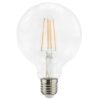 LED Filament lamp E27 - 9 Watt 1055 Lumen - G95 - 2700K Warmwit licht - Dimbaar - Helder glas | HOFTRONIC