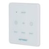 LED Muurdimmer Touchscreen - Draadloos - Touchpaneel - Geschikt voor 12V verandaverlichting - 3 kanaals - Op batterij - Wit | HOFTRONIC