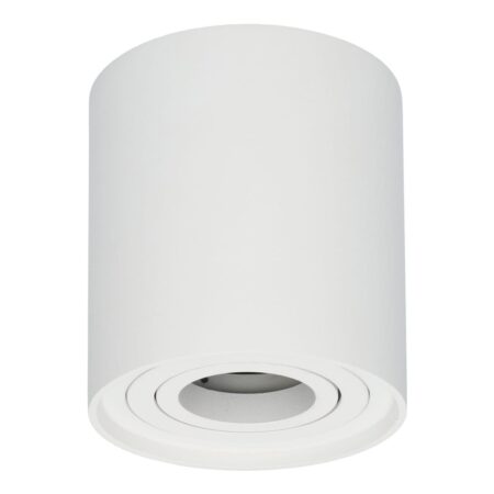LED Opbouwspot Ray Rond - Kantelbaar - GU10 Fitting - Opbouwspot - Voor binnen - Vervangbare afdekring - Wit | HOFTRONIC