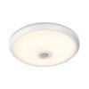 LED Plafondlamp - Bewegingssensor & Schemerschakelaar - Rond - Ø29 cm - 12 watt - 1000 Lumen - 3000K warm wit - Wit - IP20 voor binnen | HOFTRONIC
