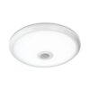 LED Plafondlamp - Bewegingssensor & Schemerschakelaar - Rond - Ø29 cm - 12 watt - 1160 Lumen - 6400K daglicht wit - Wit - IP20 voor binnen | HOFTRONIC