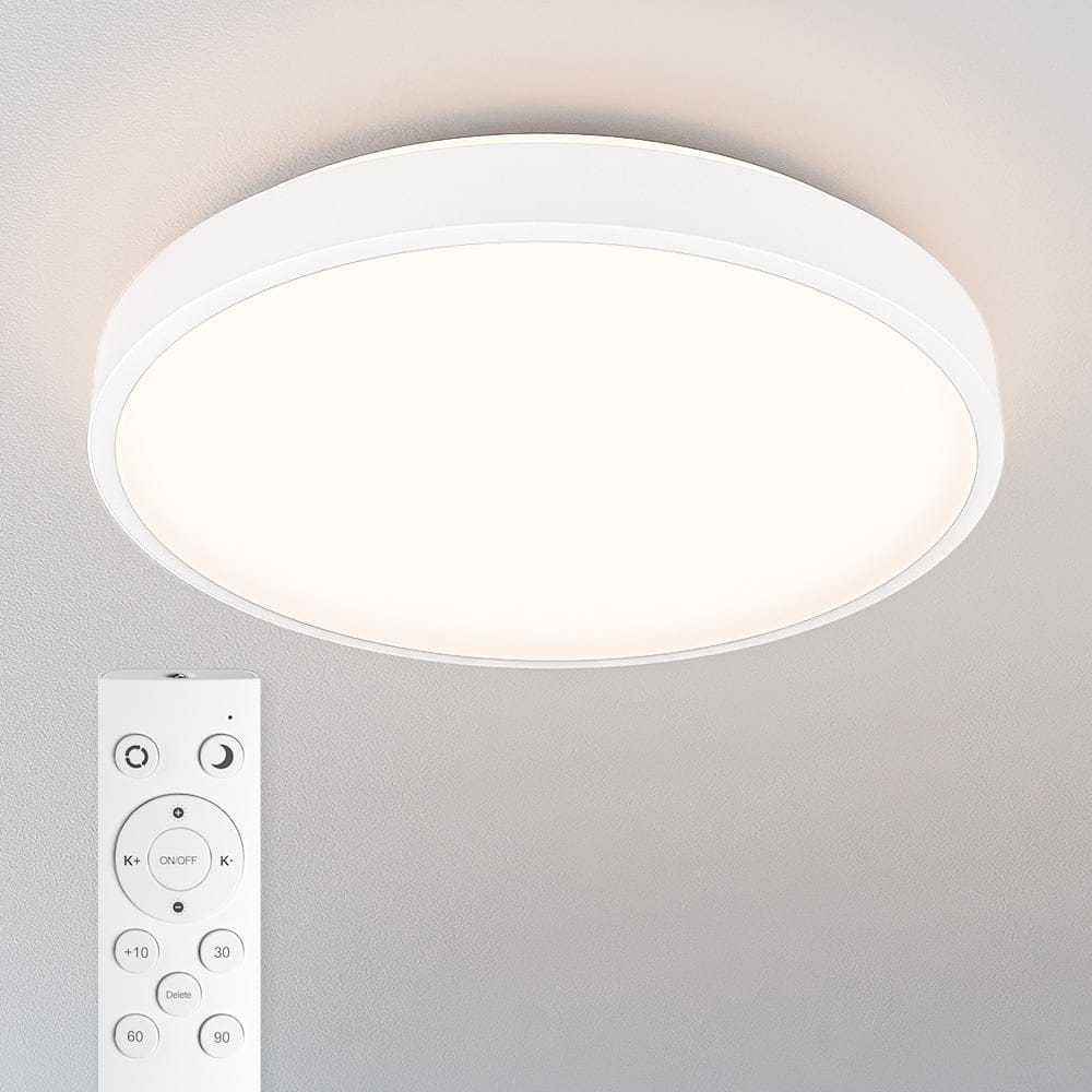 LED Plafondlamp wit - IP44 waterdicht - 24 Watt 2600 lumen (108lm/w) - CCT lichtkleur instelbaar (3000K