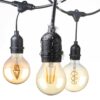 LED Prikkabel 5 meter - String Light - 10 E27 Fittingen - IP54 Lichtsnoer buiten - excl. lichtbronnen | V-TAC