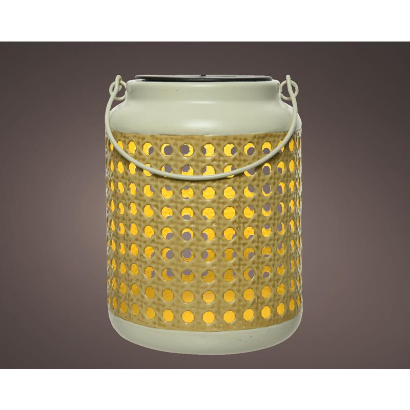 LED Solar lantaarn Ø12-H17cm | Lumineo