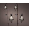 LED Solar lantaarn set metaal 4 -delig | Lumineo