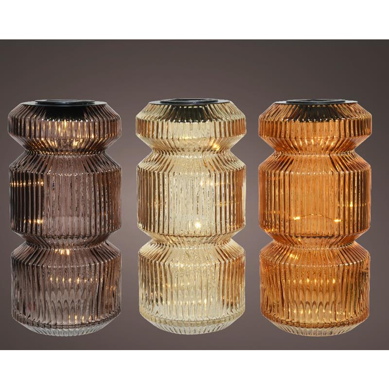LED Solar tafellamp Ø12-H25cm | Lumineo
