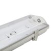 LED TL armatuur 120 cm dubbel - Geschikt voor T8 (G13) buizen - IP65 waterdicht - T8 Fitting G13 - RVS clips | Aigostar