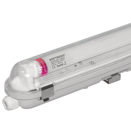 LED TL armatuur 120cm - T8 (G13) - 18 Watt 3150 lumen (175lm/W) - 6000K daglicht wit (860) - Koppelbaar - Flikkervrij - IP65 waterdicht - LED TL Lamp | HOFTRONIC