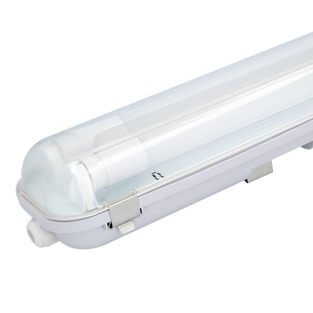 LED TL armatuur 120cm dubbel - T8 (G13) - 36 Watt 3960 lumen (110lm/W) - 3000K warm wit (830) - Koppelbaar - Flikkervrij - IP65 waterdicht - LED TL Lamp | HOFTRONIC