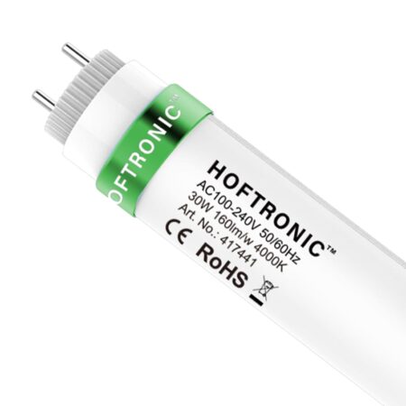 LED TL armatuur 150cm - T8 (G13) - 30 Watt 4800 lumen (160lm/W) - 4000K Neutraal wit(840) - Flikkervrij - IP20 Stofdicht | HOFTRONIC