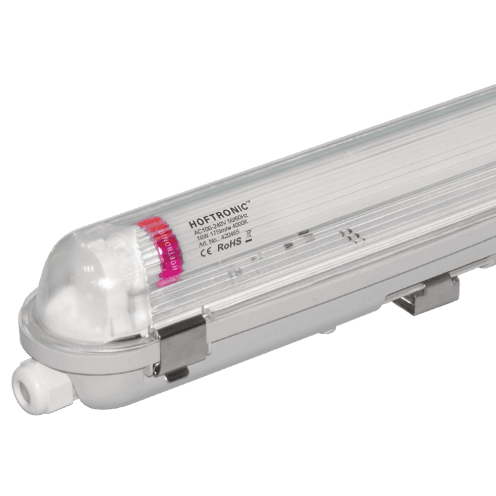 LED TL armatuur 150cm - T8 (G13) - 30W 5250 lumen (175lm/W) - 4000K neutraal wit(840) - Koppelbaar - Flikkervrij - IP65 waterdicht - LED TL Lamp | HOFTRONIC