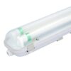 LED TL armatuur 60cm dubbel - T8 (G13) - 18 Watt 2880 lumen (160lm/W) - 6000K daglicht wit (860) - Koppelbaar - Flikkervrij - IP65 Waterdicht - LED TL Lamp | HOFTRONIC