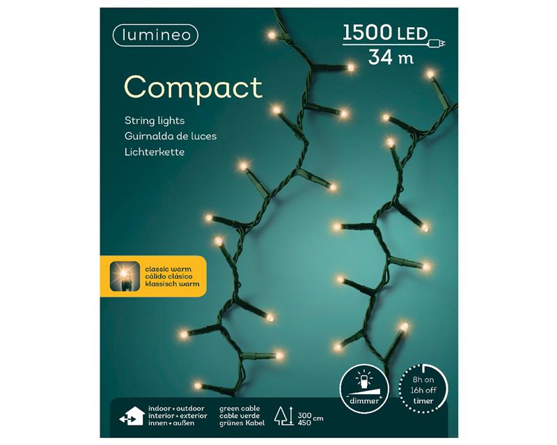 LED compact lights steady 1500L 34m | Lumineo