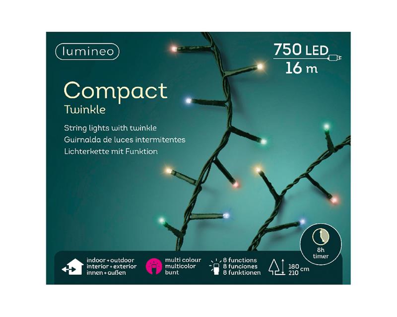 LED compact lights twinkel 750L multikle | Lumineo