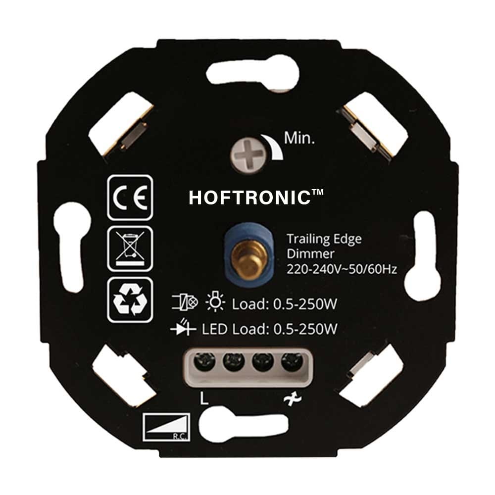 LED dimmer - 0.5-250 watt - Geschikt voor fase afsnijding - Universeel | HOFTRONIC