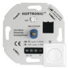 LED dimmer - 3-200 watt - Geschikt voor fase afsnijding - Universeel - Incl. wit afdekraam en draaiknop | HOFTRONIC