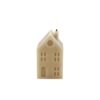 LED kaars huis M beige 6