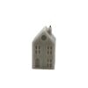 LED kaars huis M grijs 6