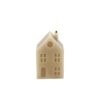 LED kaars huis S beige 5x6x14cm | Countryfield