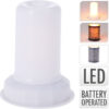 LED lamp vlam effect met timer Ø8xh9cm | Home & Styling