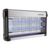 LED-muggenlamp - 13W - UV-insectenlamp - 3500V - Geschikt voor 100m² - IP20 voor binnen - Zwart/zilver - Kettinglengte van 60cm | HOFTRONIC