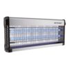 LED-muggenlamp - 16W - UV-insectenlamp - 3500V - Geschikt voor 150m² - IP20 voor binnen - Zwart/zilver - Kettinglengte van 67cm | HOFTRONIC