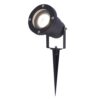 LED prikspot - 4 Watt 345 Lumen - Dimbaar - Kantelbaar - 4000K neutraal wit - GU10 - IP64 Waterdicht - Zwart - Tuinspot | HOFTRONIC