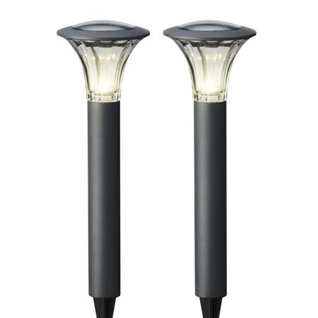 LED solar tuinsteker set a 2st. 49x17cm | Lumineo